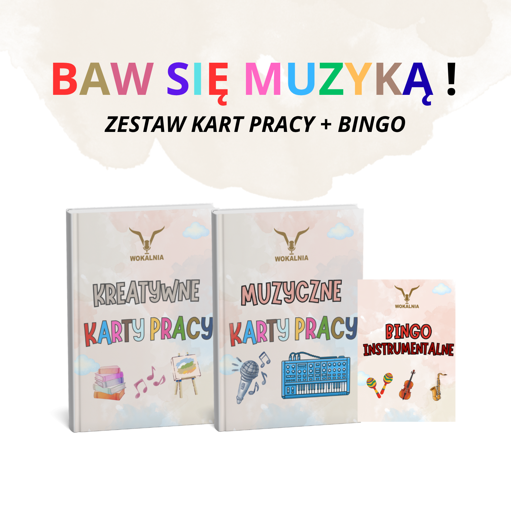 Baw się muzyką! - zestaw kart pracy + bingo