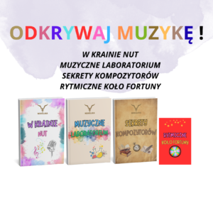 Odkrywaj muzykę - zestaw kart pracy + rytmiczne koło fortuny